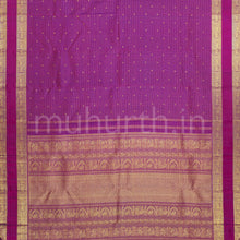 Load image into Gallery viewer, Magenta Pure Zari Kanjivaram Silk Saree