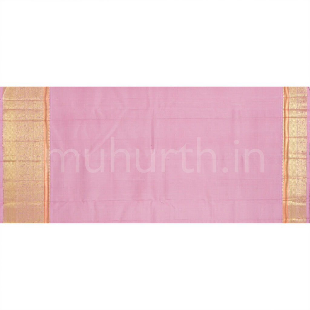 Rexona Organza Pure Tissue Kanjivaram Silk Saree with Pink