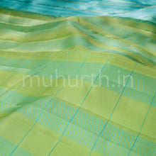 Load image into Gallery viewer, Tiratchai and Ananda Checks Kanjivaram Silk Saree