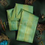 Tiratchai and Ananda Checks Kanjivaram Silk Saree
