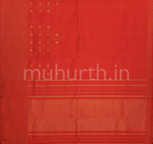 Load image into Gallery viewer, Bright Red Pure Zari Kanjivaram Silk Saree