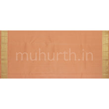 Load image into Gallery viewer, Bright Red Pure Zari Kanjivaram Silk Saree with Light Carrot
