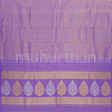 Load image into Gallery viewer, Lavender Pure Kanjivaram Silk Saree