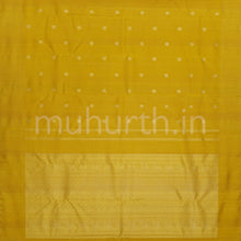 Load image into Gallery viewer, Mustard Pure Zari Kanjivaram Silk Saree
