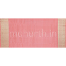 Load image into Gallery viewer, Off-White Luxury Tissue Pure Kanjivaram Silk Saree with Pink