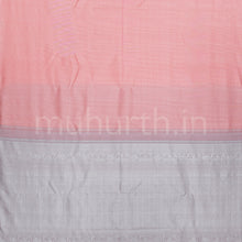 Load image into Gallery viewer, Peach Pure Kanjivaram Silk Saree