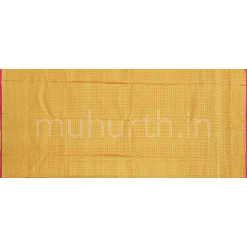 Orange Rangkat Tissue Luxury Kanjivaram Silk Saree