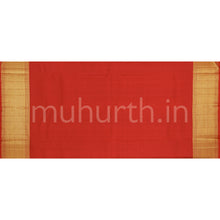 Load image into Gallery viewer, Bridal Red Luxury Meenakari Tissue Pure Kanjivaram Silk Saree