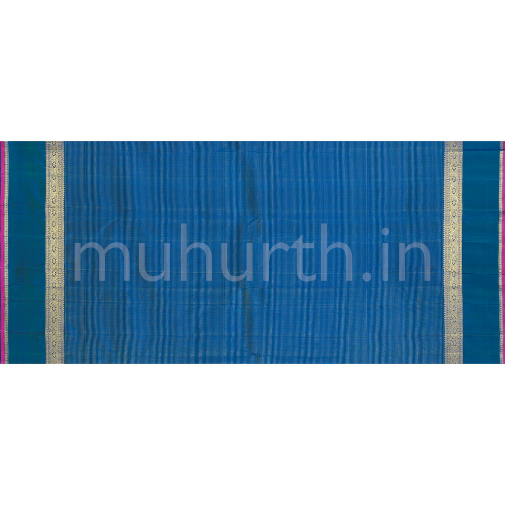 Mayil Kazhuthu Pure Zari Vaira Oosi Kanjivaram Silk Saree