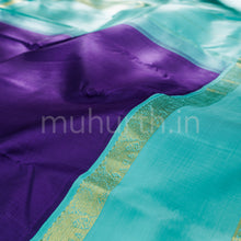 Load image into Gallery viewer, Meenakshi Pure Kanjivaram Silk Saree with Sea Green
