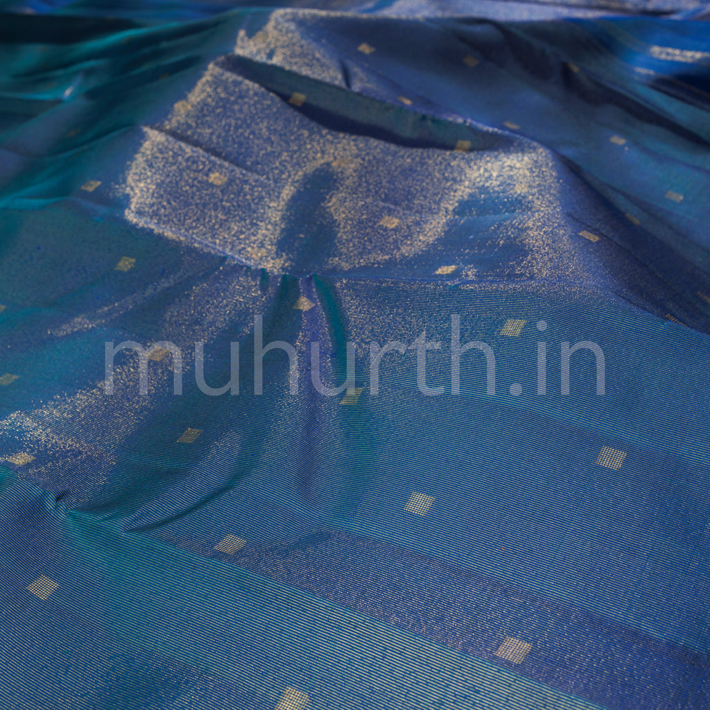 Mayil Kazhuthu Pure Zari Tissue Kanjivaram Silk Saree