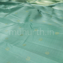 Load image into Gallery viewer, Powder Blue Pure Zari Kanjivaram Silk Saree