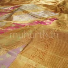 Load image into Gallery viewer, Orange Rangkat Tissue Luxury Kanjivaram Silk Saree