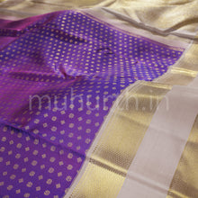 Load image into Gallery viewer, Meenakshi Pure Zari Kanjivaram Silk Saree with Khaki