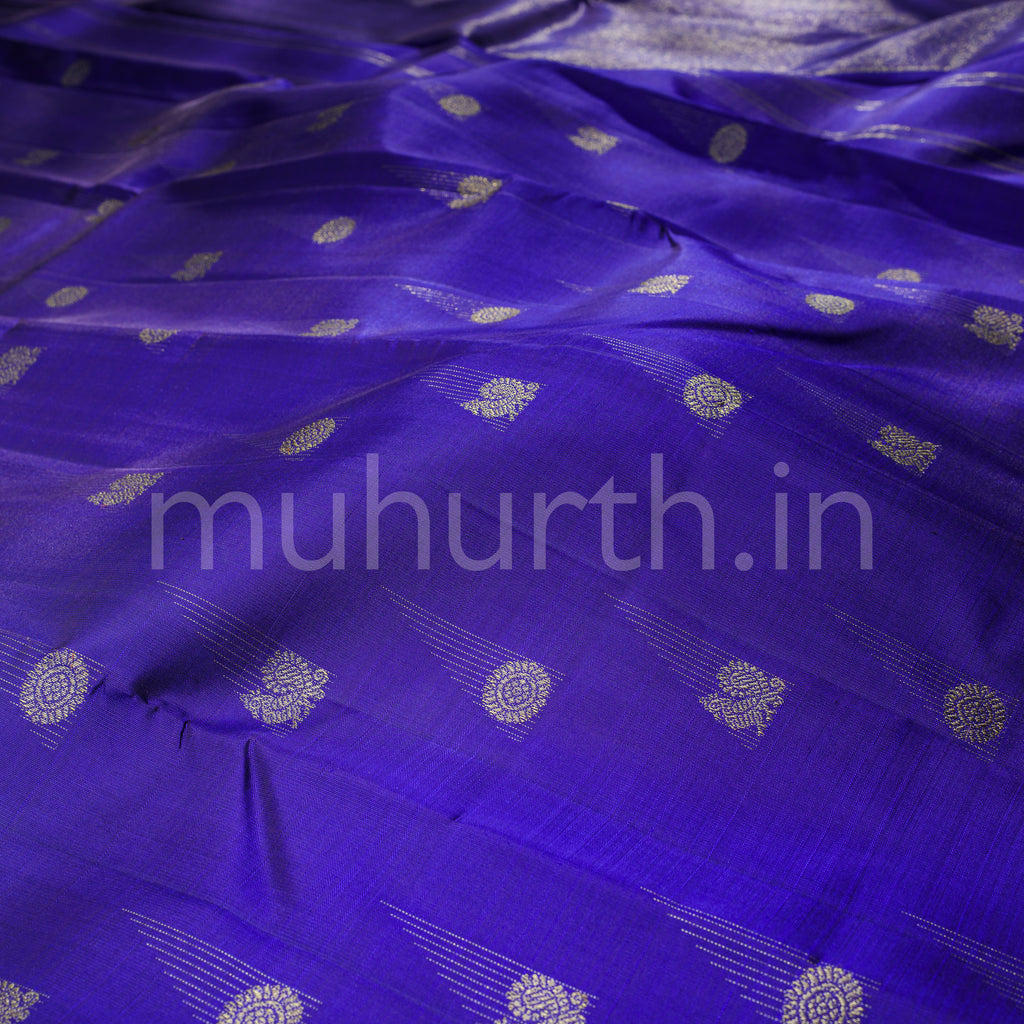 Vijaya Pure Zari Kanjivaram Silk Saree