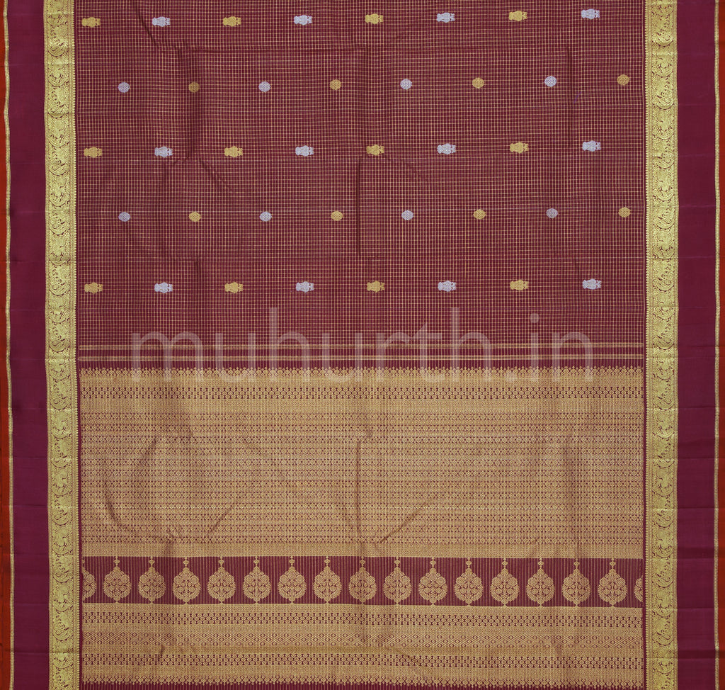 Pakku Pure Kanjivaram Silk Saree