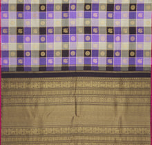 Load image into Gallery viewer, Multi-Colour Checks Pure Zari Kanjivaram Silk Saree