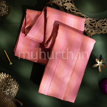 Load image into Gallery viewer, Pink Peach Kanjivaram Silk Saree