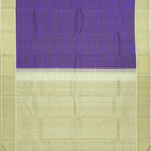 Load image into Gallery viewer, December Pure Zari Kanjivaram Silk Saree with Off- White
