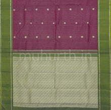 Load image into Gallery viewer, Pakku Pure Kanjivaram Silk Saree with Sampanga