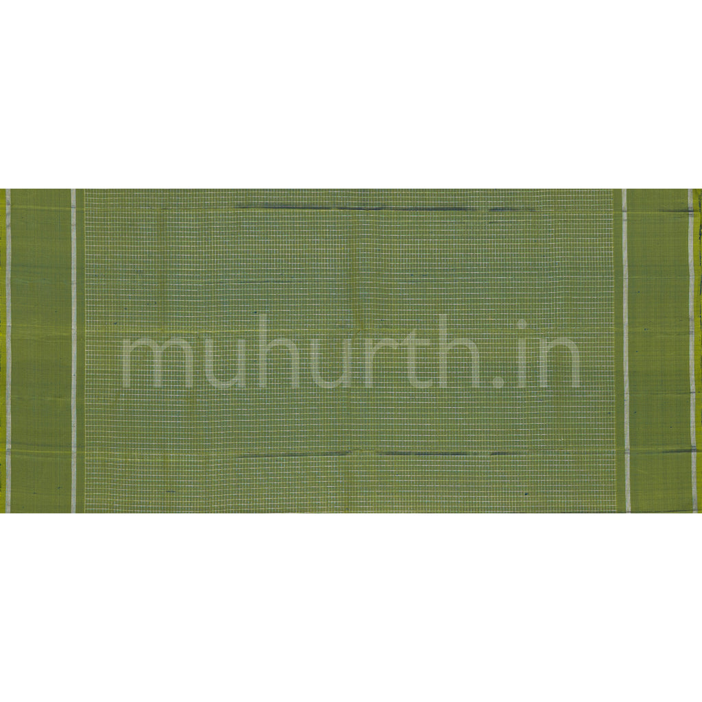 Pakku Pure Kanjivaram Silk Saree with Sampanga