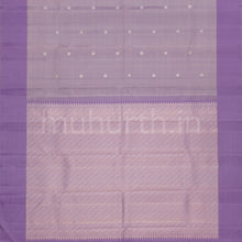 Load image into Gallery viewer, Pastel Lavender Pure Kanjivaram Silk Saree with Lavender