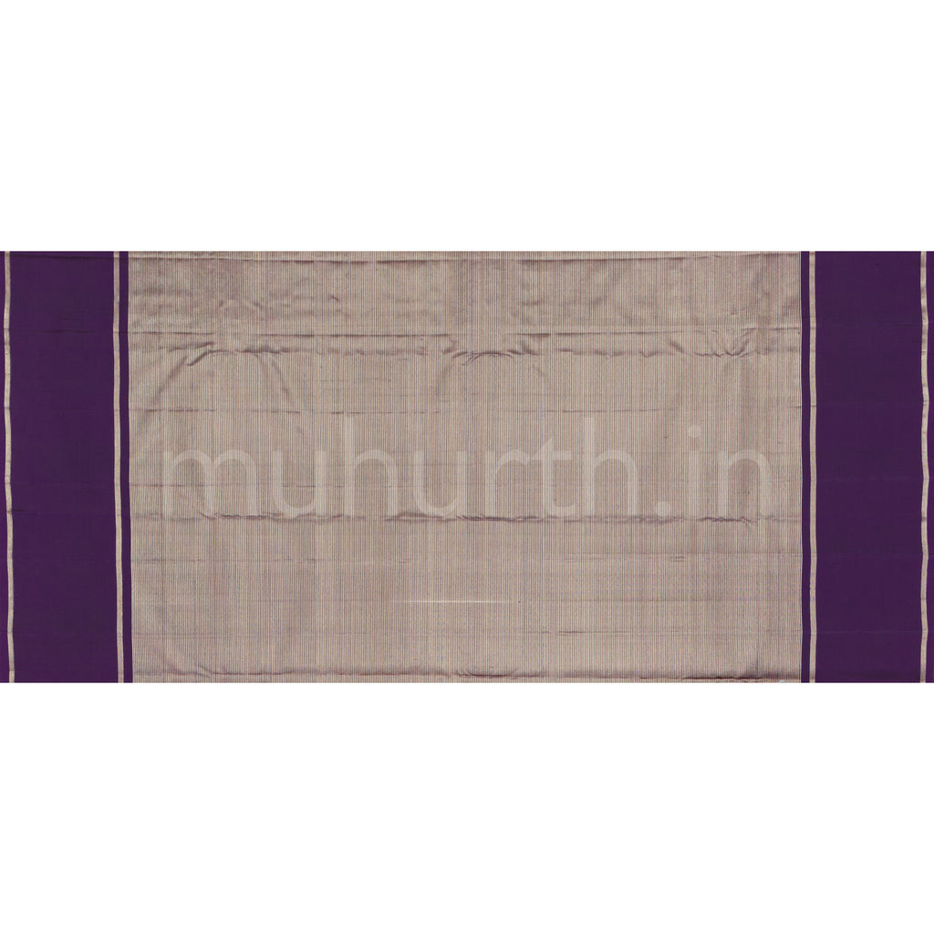 Sampanga Pure Kanjivaram Silk Saree with Meenakshi