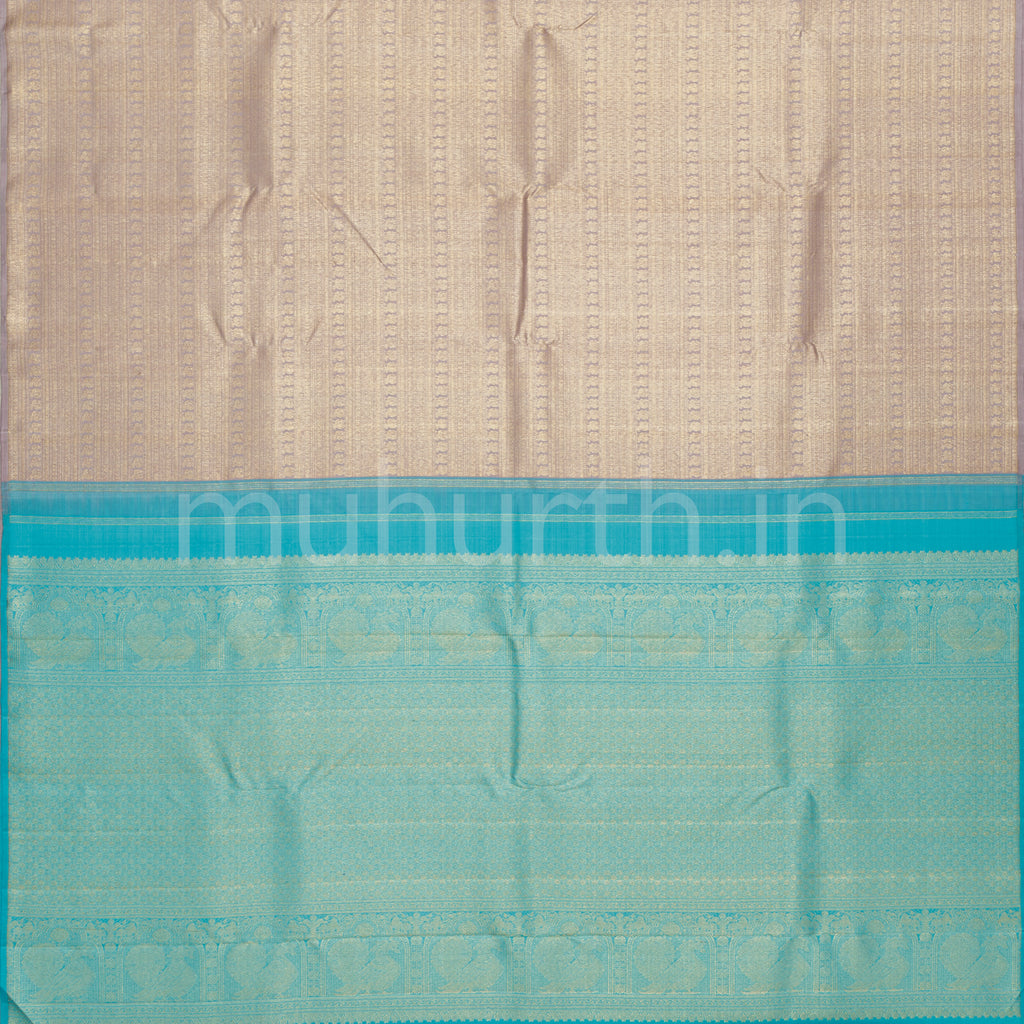 Mauve Pure Kanjivaram Silk Saree