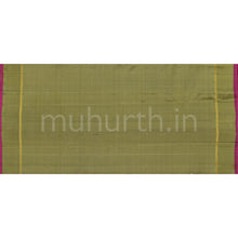 Load image into Gallery viewer, Violet Pure Kanjivaram Silk Saree with Sampanga