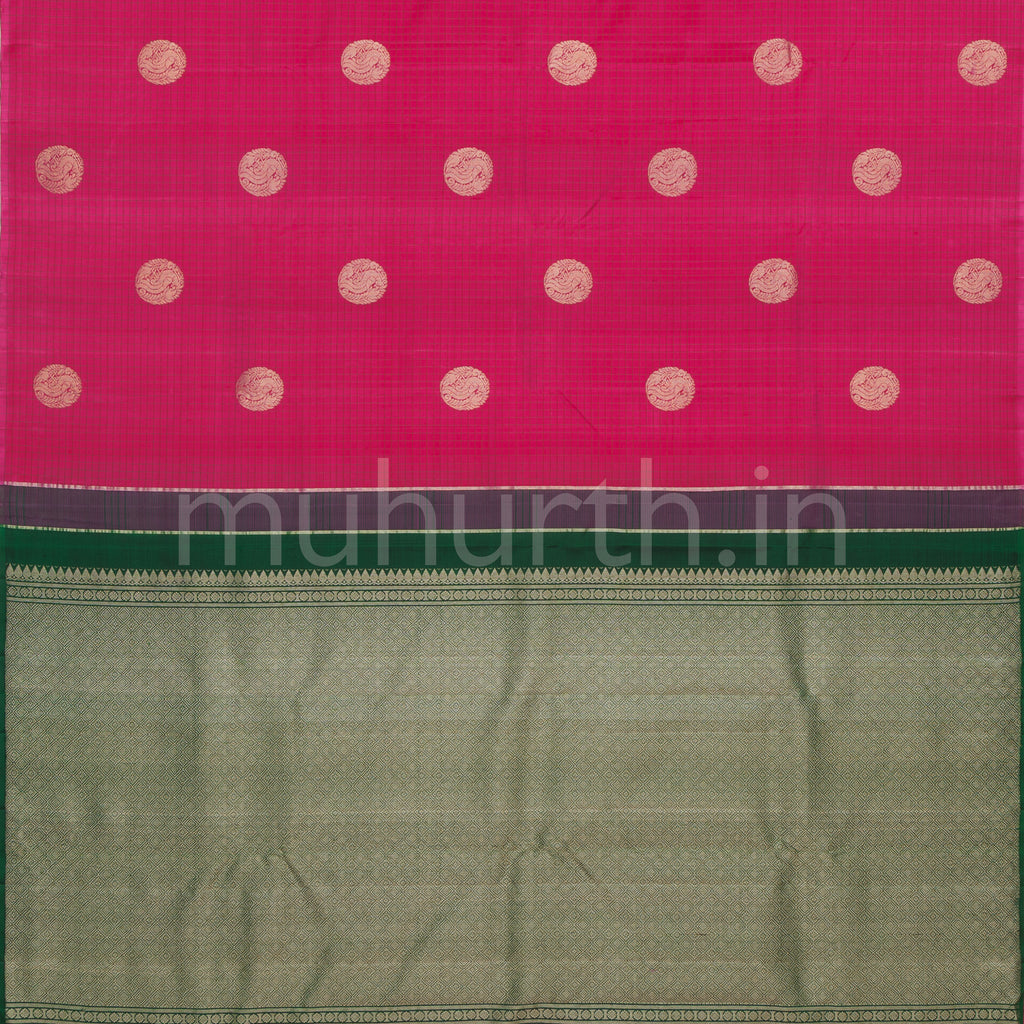 Rani Rose Pure Kanjivaram Silk Saree