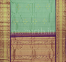 Load image into Gallery viewer, Rexona Pure Kanjivaram Silk Saree with Meenakshi