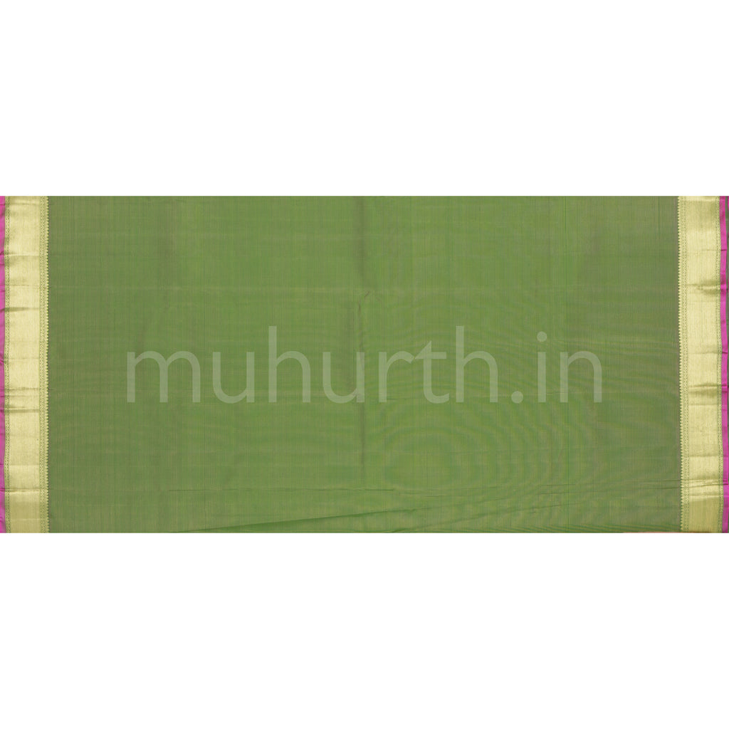 Sampanga Pure Zari Vaira Oosi Kanjivaram Silk Saree