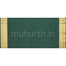 Load image into Gallery viewer, Dark Green Pure Meenakari Kanjivaram Silk Saree