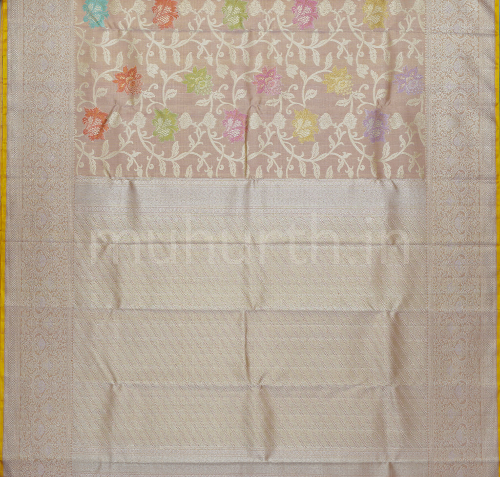 Light Pink Tissue Luxury Kanjivaram Silk Saree