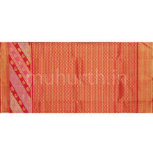 Load image into Gallery viewer, Bright Red Pure Kanjivaram Silk Saree with Rangkat Border
