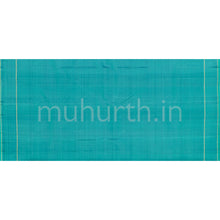 Load image into Gallery viewer, Violet Pure Zari Kanjivaram Silk Saree with Rama Green