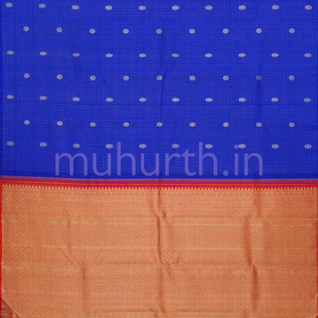 Violet Pure Kanjivaram Silk Saree