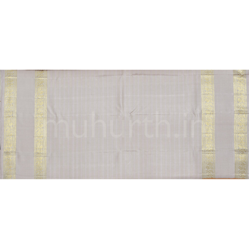 Light Brown Pure Kanjivaram Silk Saree
