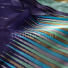 Load image into Gallery viewer, Vijaya Kanjivaram Silk Saree with Multi Colour Temple Rek