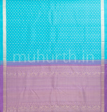 Load image into Gallery viewer, Ananda Blue 1000  Butta Kanjivaram Silk Saree