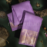 Lavender Pure Kanjivaram Silk Saree