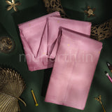 Light Rose Pure Zari Kanjivaram Silk Saree
