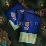 Violet Pure Kanjivaram Silk Saree Rexona