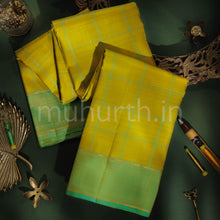 Load image into Gallery viewer, Sampanga Pure Zari Kanjivaram Silk Saree with Sea Green