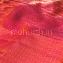 Load image into Gallery viewer, Rose Orange Pure Zari Kanjivaram Silk Saree