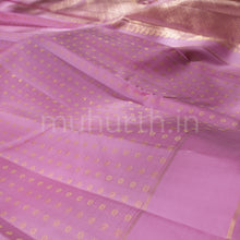 Load image into Gallery viewer, Light Pink Pure Zari Kanjivaram Silk Saree
