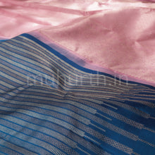 Load image into Gallery viewer, Dark Sapphire Blue Pure Kanjivaram Silk Saree