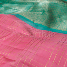 Load image into Gallery viewer, Pink Pure Kanjivaram Silk Saree