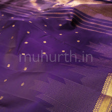 Load image into Gallery viewer, Dark Magenta Pure Zari Kanjivaram Silk Saree