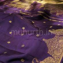Load image into Gallery viewer, Dark Meenakshi Pure Zari Kanjivaram Silk Saree